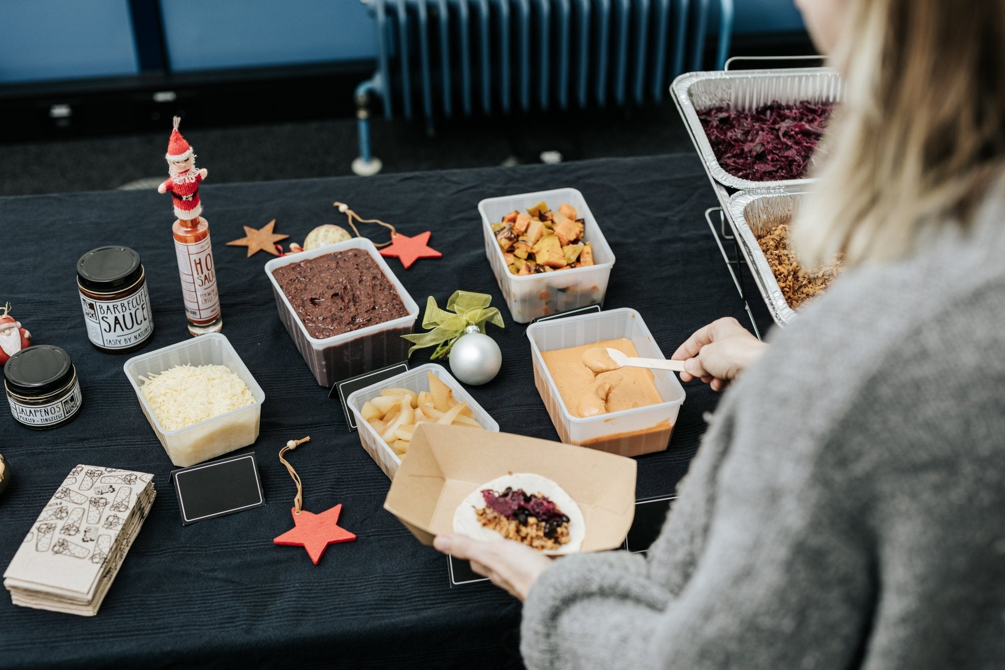 Bio Weihnachtsgansl Taco Bar Special - DIY Tacos - Wrapstars Catering