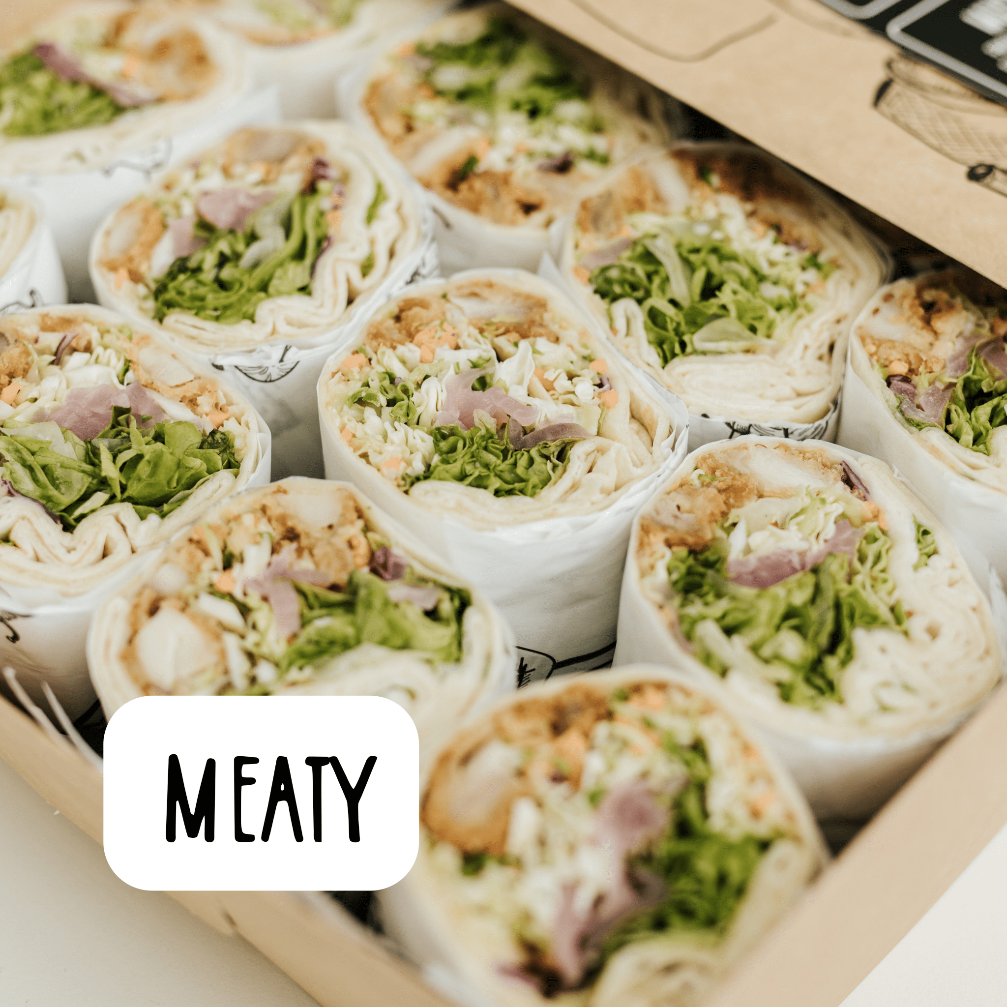 Meaty Wrapbox - Wrapstars Catering