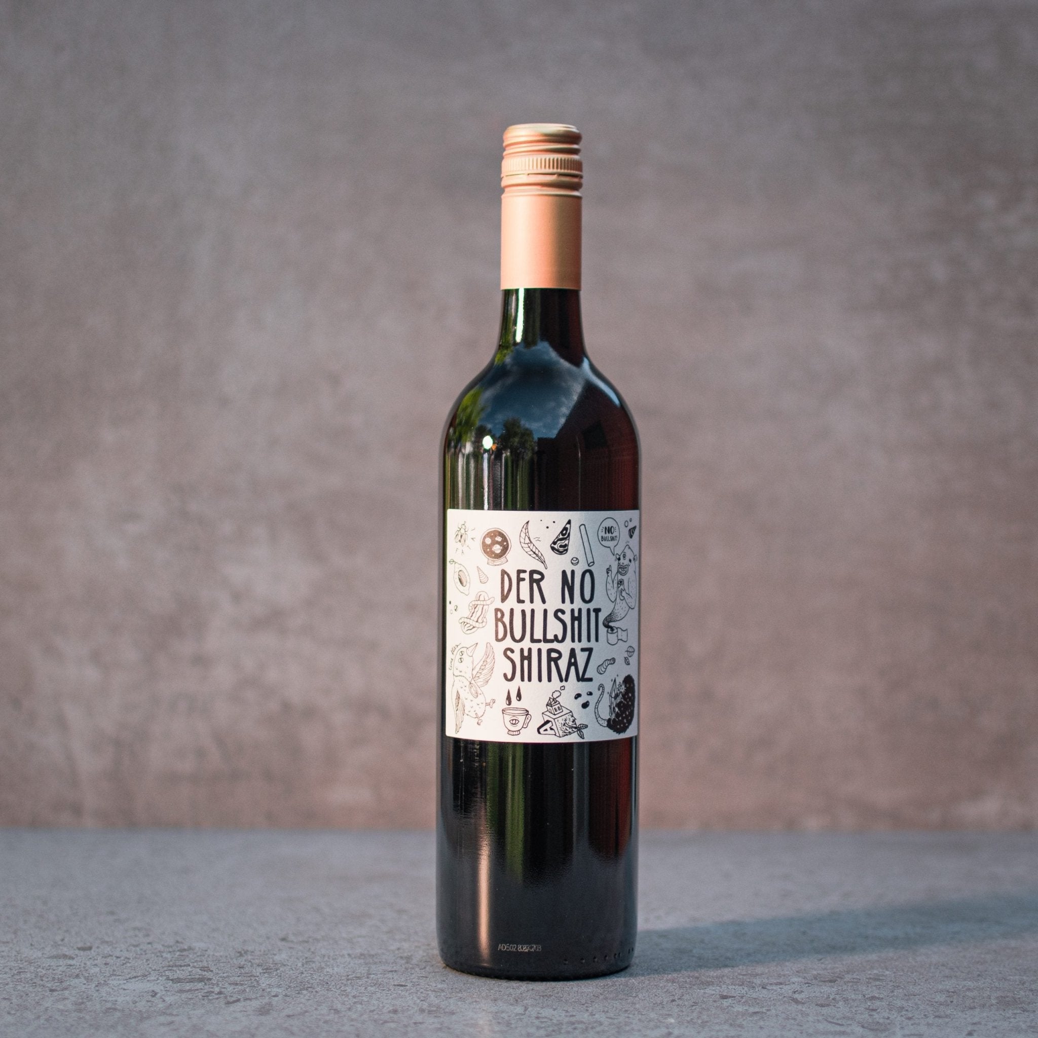 Der "No Bullshit" Shiraz (0.75 l) - Wrapstars Catering