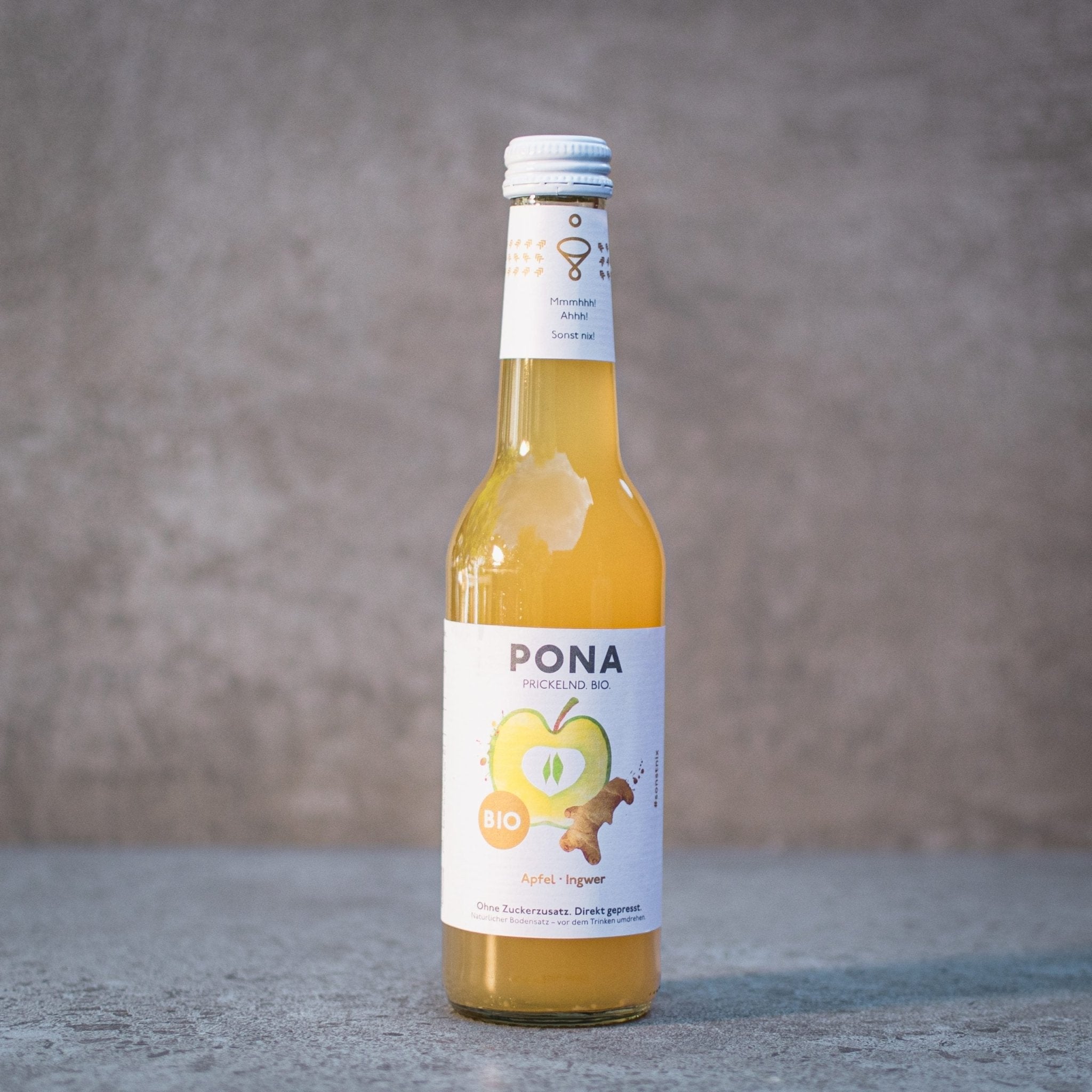 Pona - Apfel - Ingwer (0.33l Flasche) - Wrapstars Catering