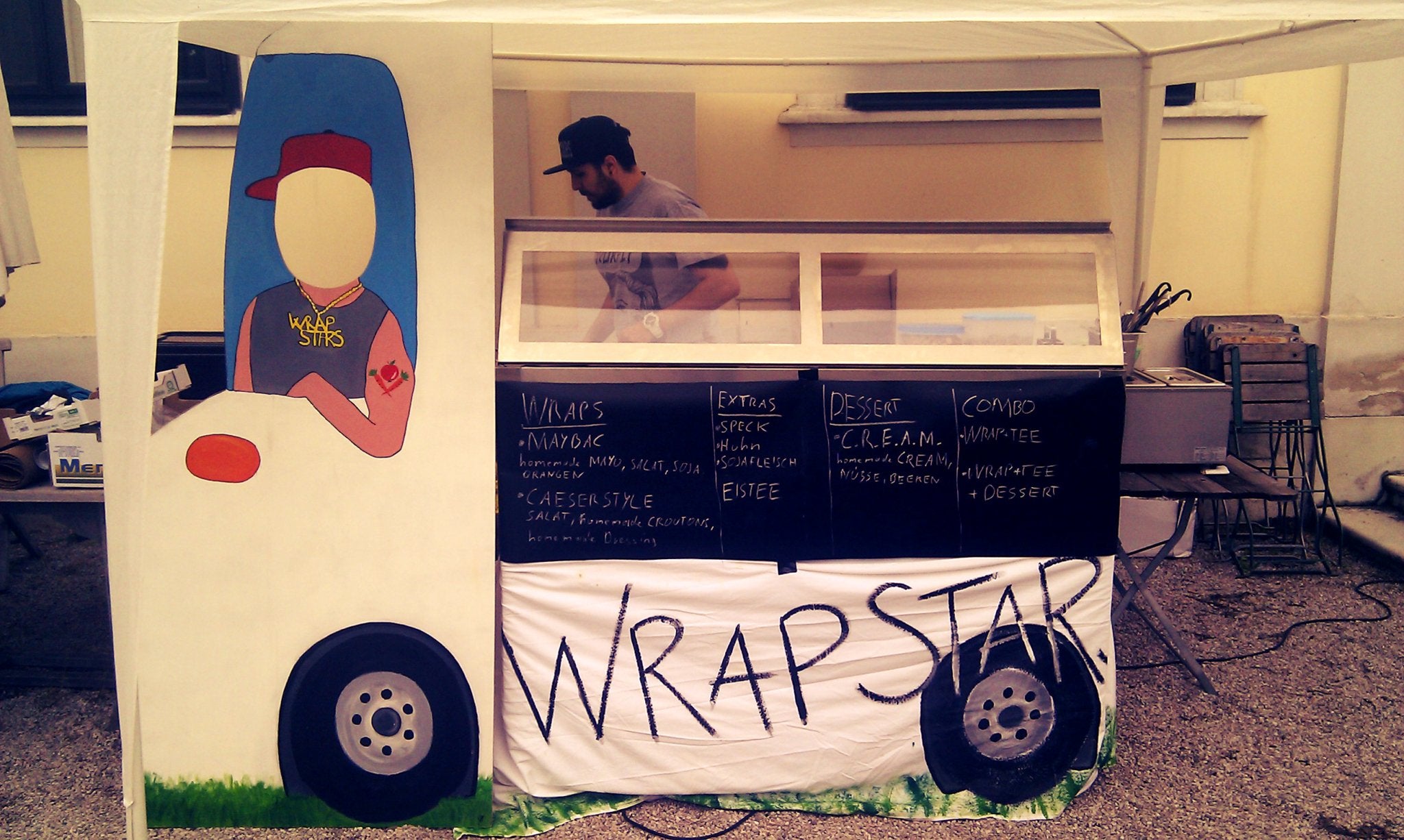 Wrapstars Holztruck mit dem alles begonnen hat
