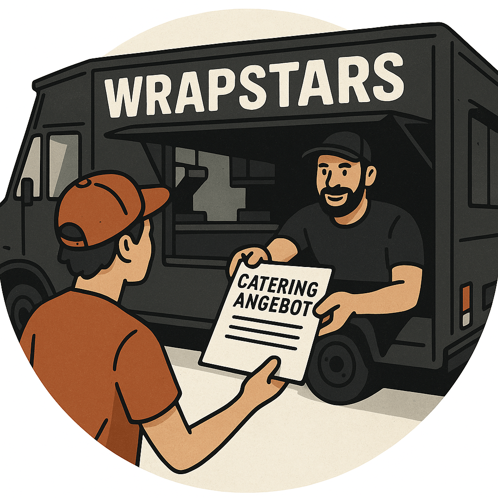 Illustration of a catering offer